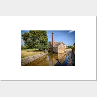 The old mill in Lower Slaughter Posters and Art